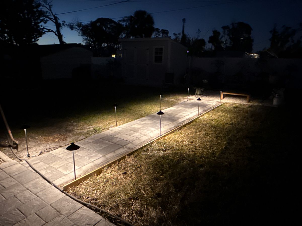 Landscape Lighting for MX Trees LLC in Englewood, FL