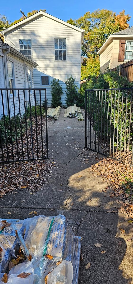 Fence Installation for Sylvester Construction in Flower Mound, TX