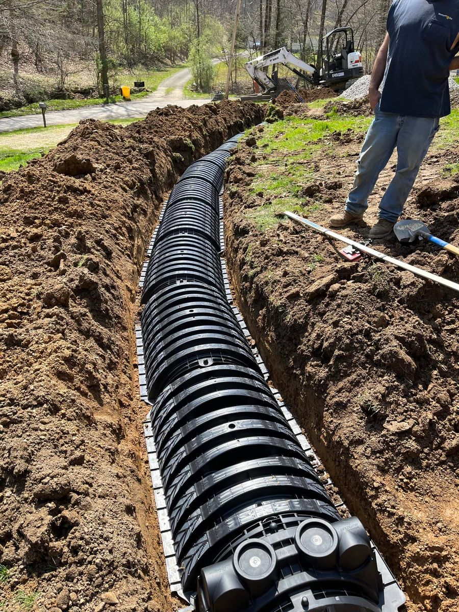 Sale and Installation of Drainage for SNL AERATION in Pecks Mill,,  WV