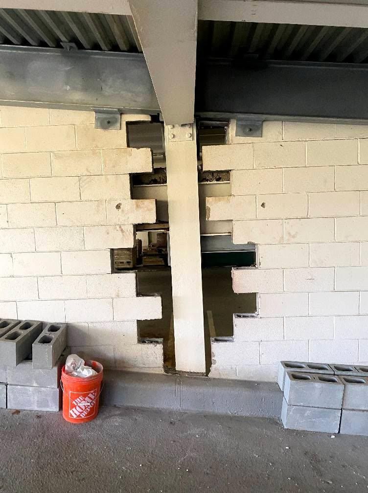 Brickwork for James T. Coughlan Restoration in Brockton, MA