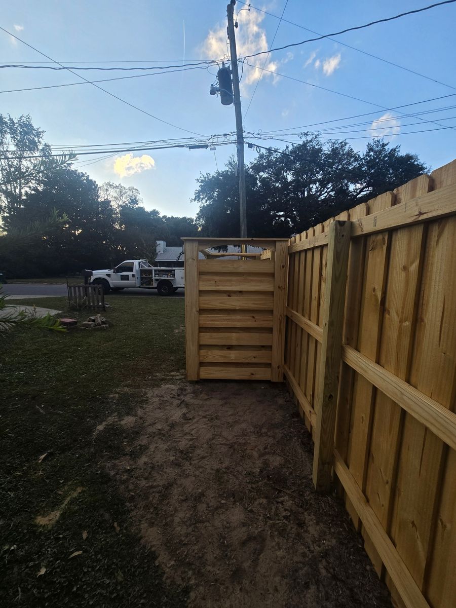 Fence Repair for Phillips Fencing Solutions in Pensacola, FL