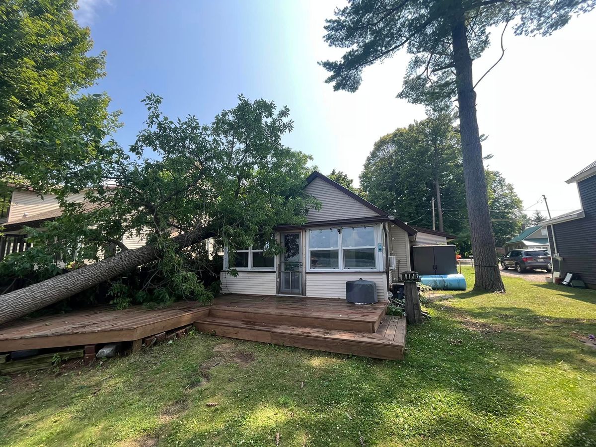 Storm Damage Cleanup for Tree-B-Gone in Shawano, WI