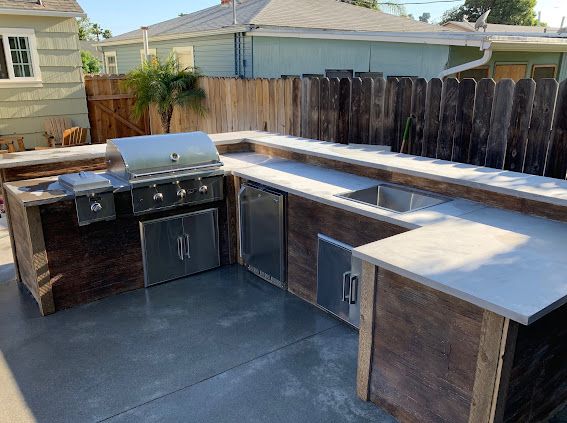 Outdoor kitchens and fireplaces for Jacks Lawn & Landscape LLC  in Hastings, NE