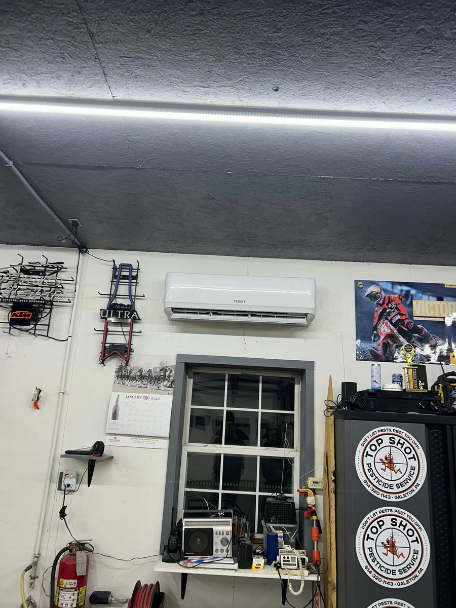 Residential HVAC Installation for WDM Services LLC in Germania, Galeton, PA