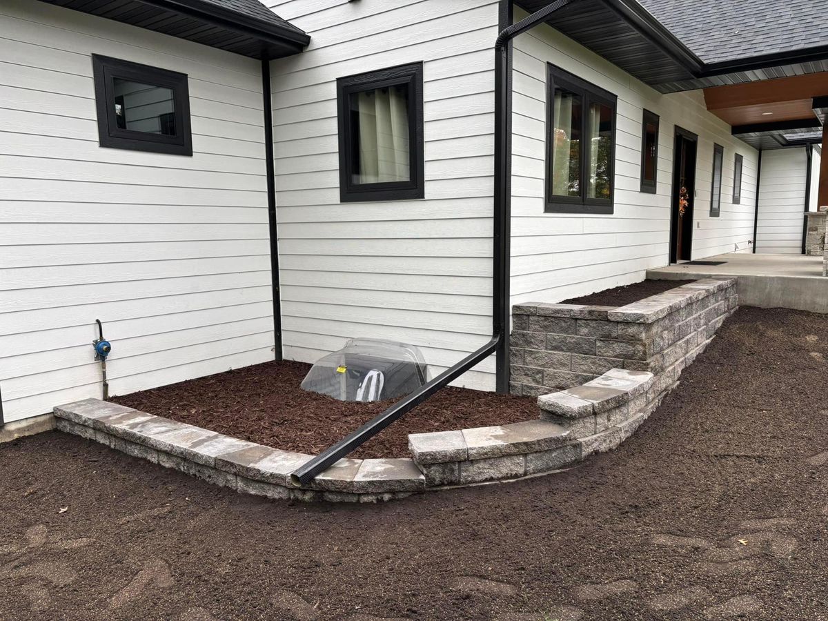 Hardscaping for Green Bridge Irrigation in Little Falls, MN