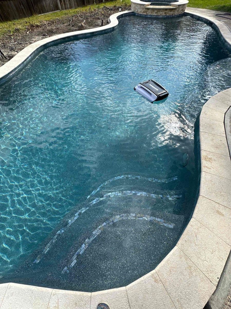 Water Feature Installation for 123 Pool Renovations in Klein, TX