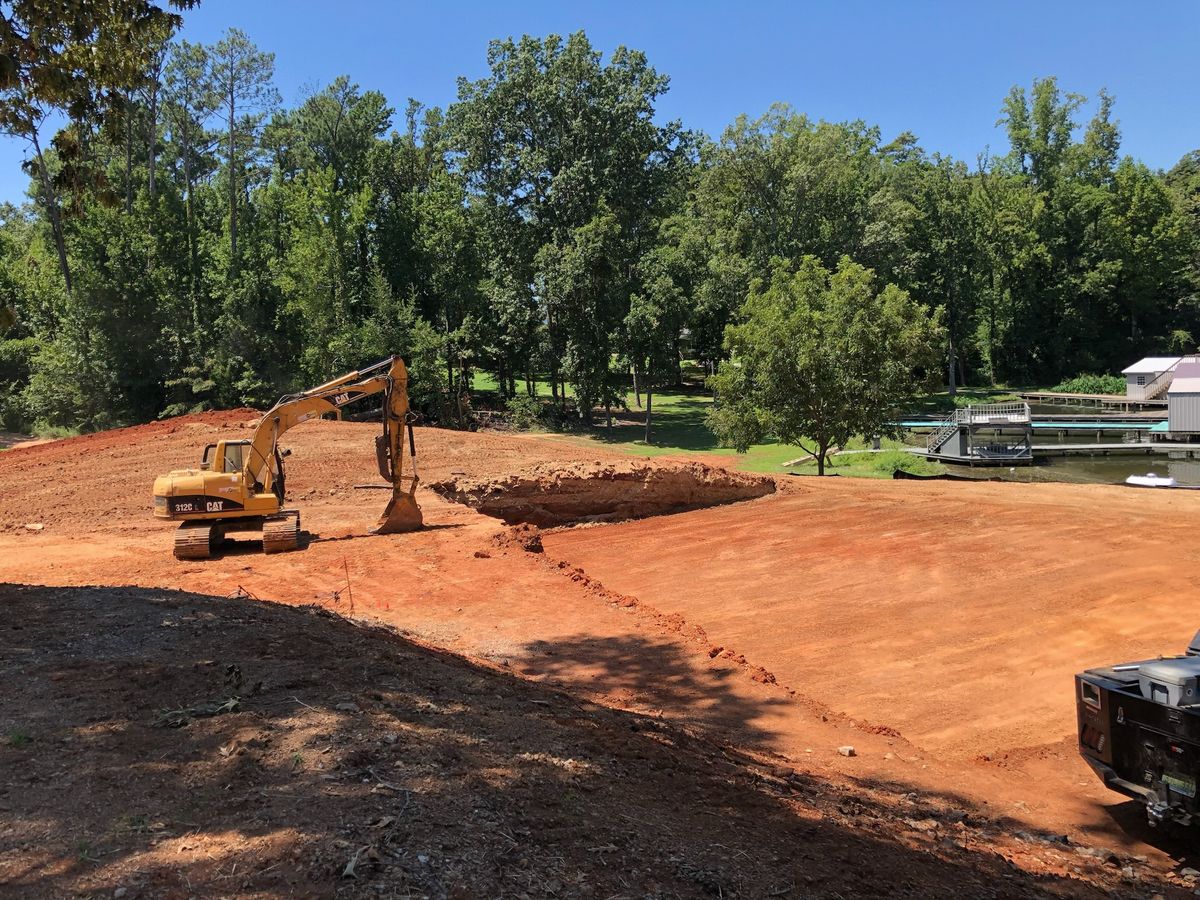 Site Preparation for McBryar Excavation in Trenton, GA