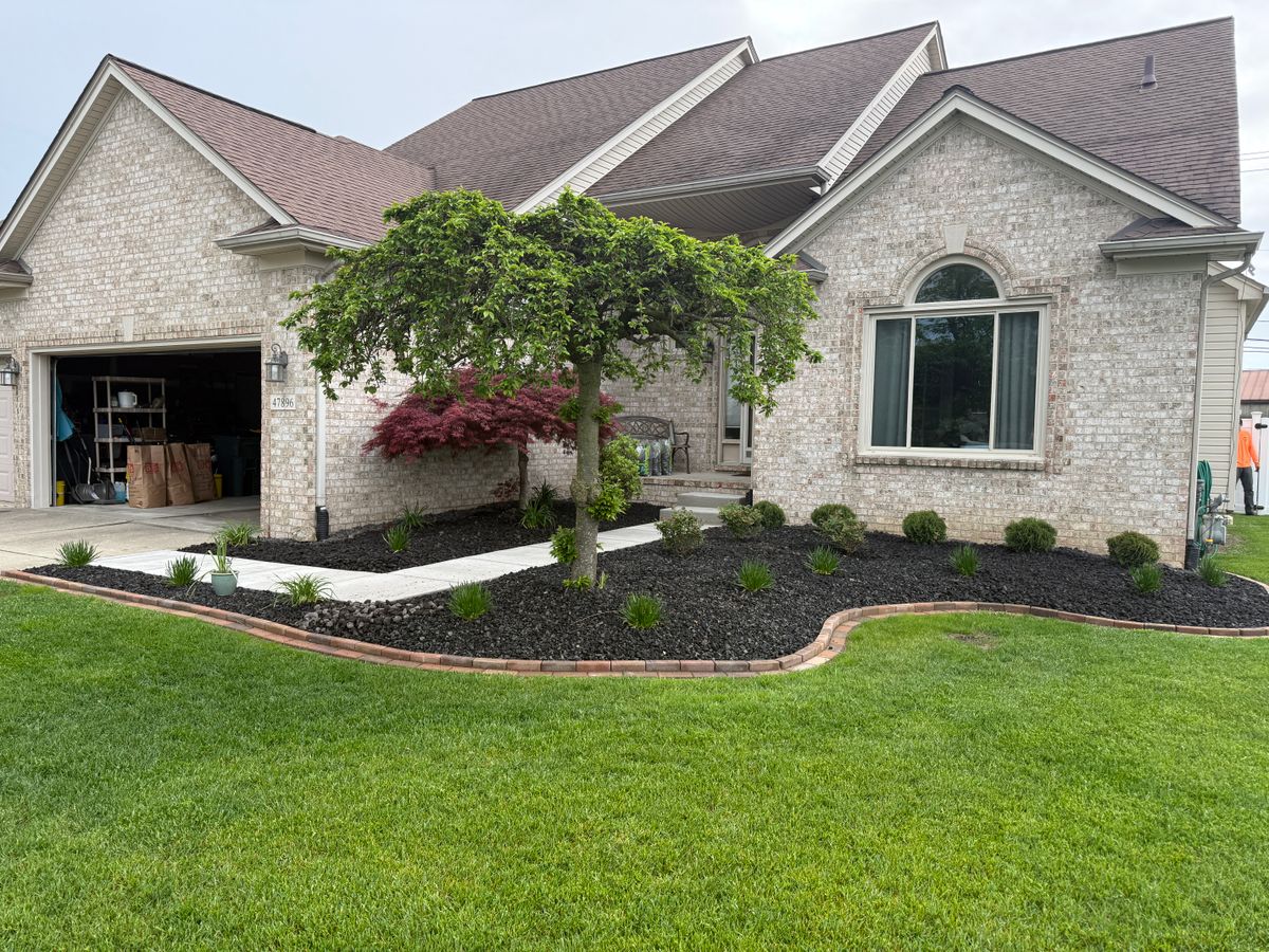 Mulch Installation for Denali Outdoor Services in Washington, MI