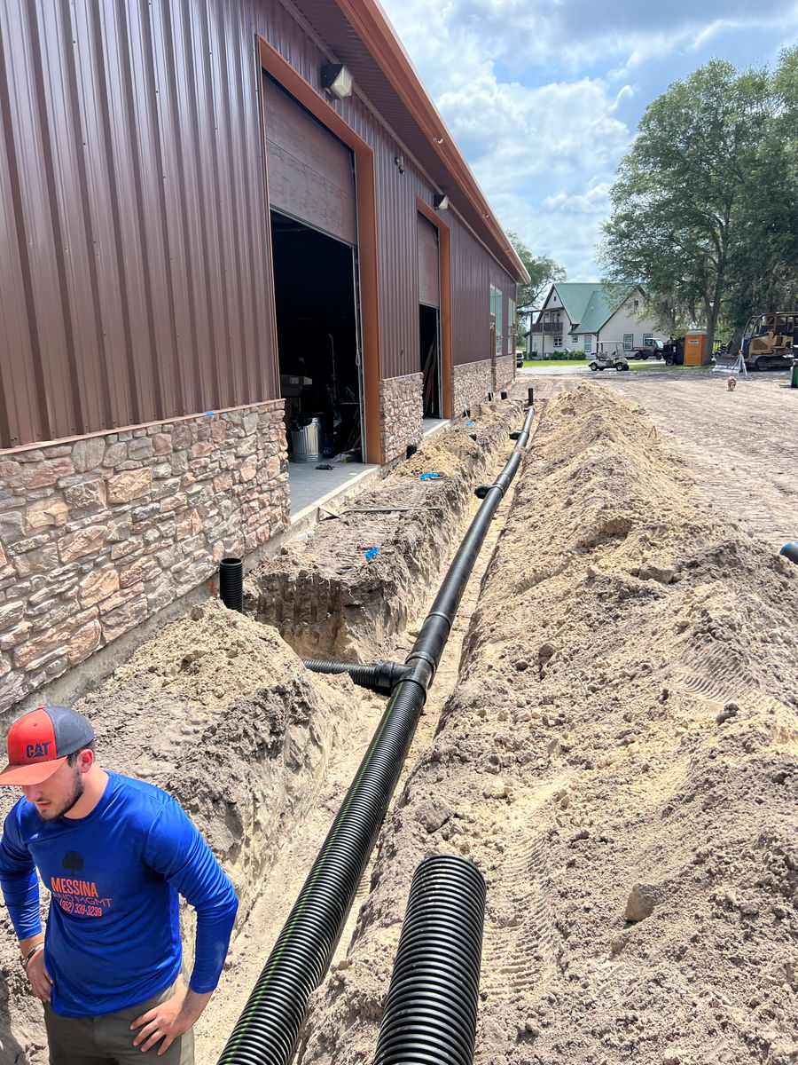 Water management/drain installation for Roberts Lawn & Landscape in Cross City, FL