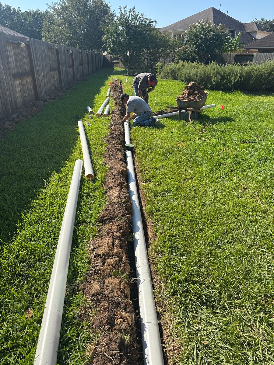 Drainage for Texas Curb N Borders in Houston, TX