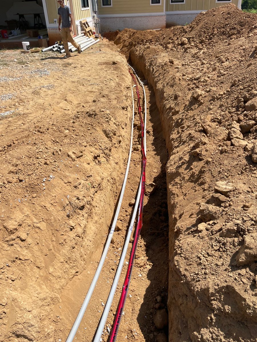 Underground Utilities for TrottCo Excavation in Shelbyville, TN