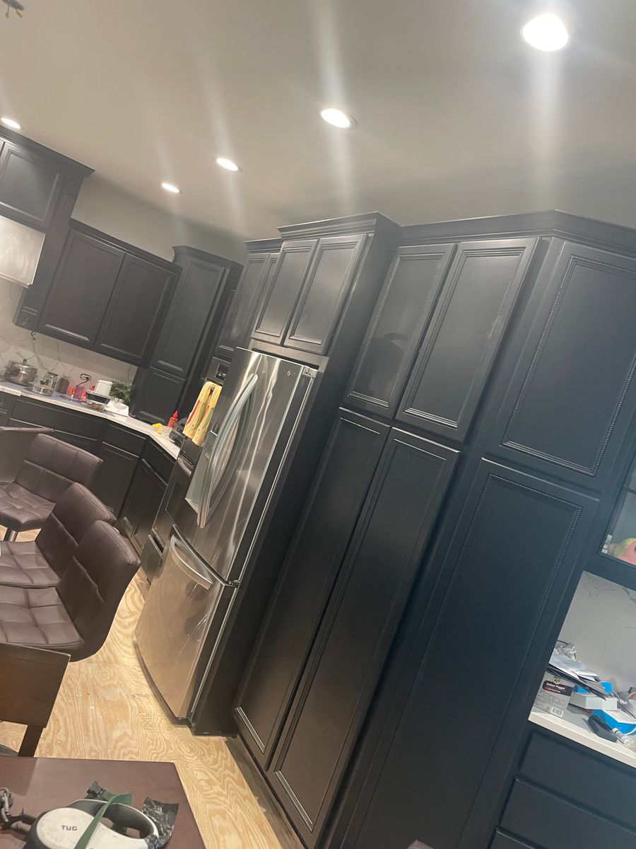 Kitchen and Cabinet Refinishing for S.V.C Painting & DrywallCo in Glen Ellyn, Illinois