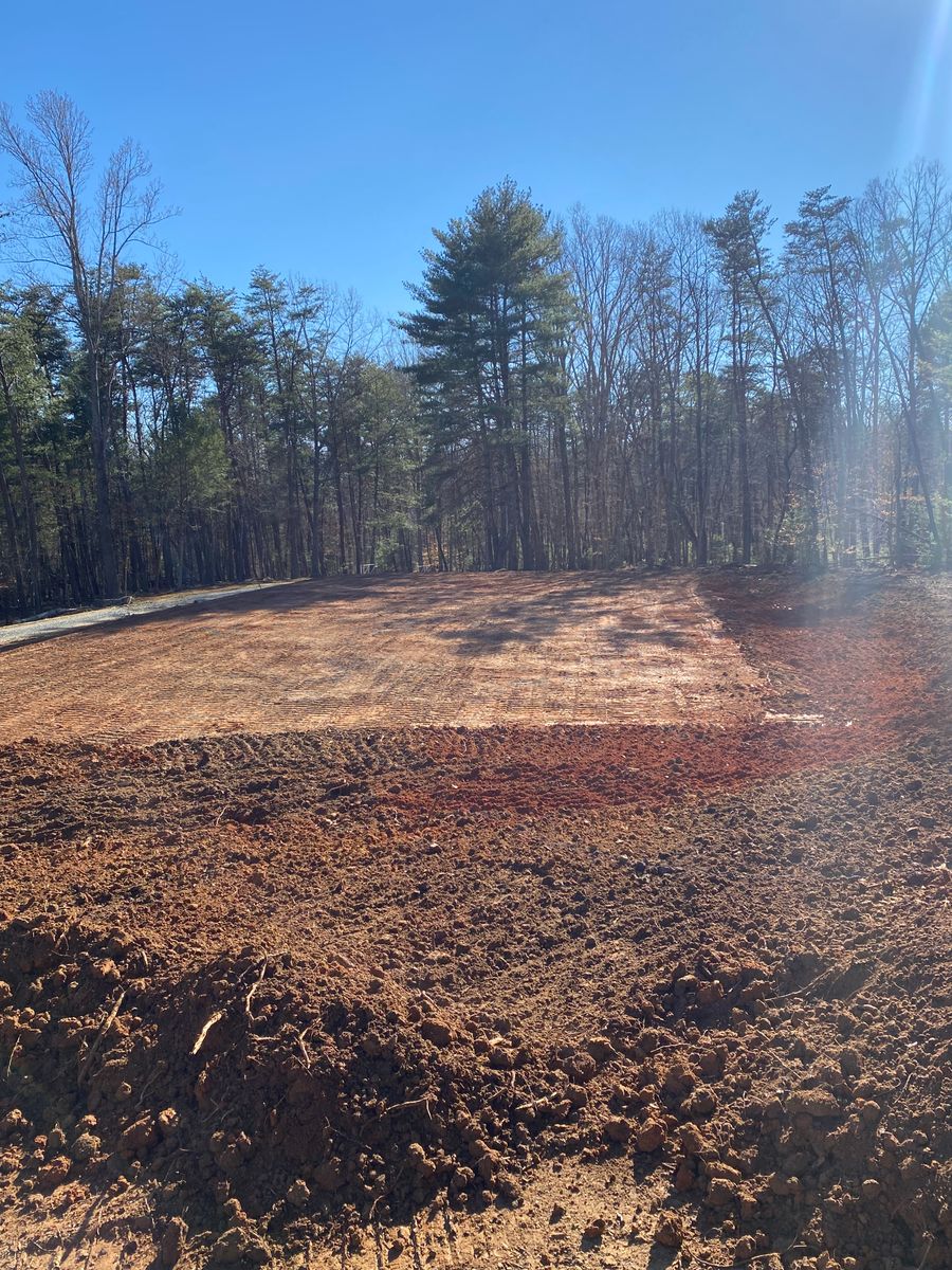 Grading for Lanier Excavating LLC in Bedford County, VA