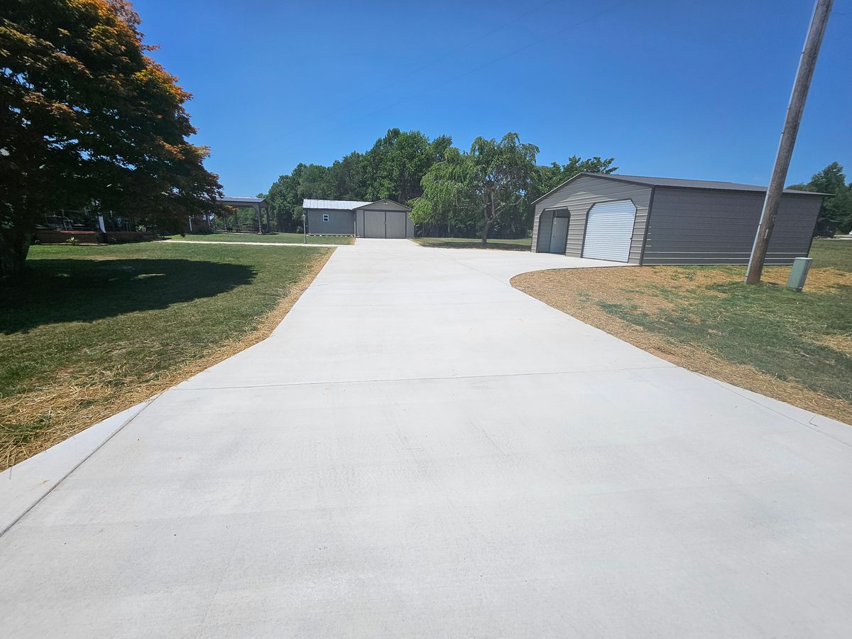 Commercial Concrete Work for Miilan Construction in Boonville, NC