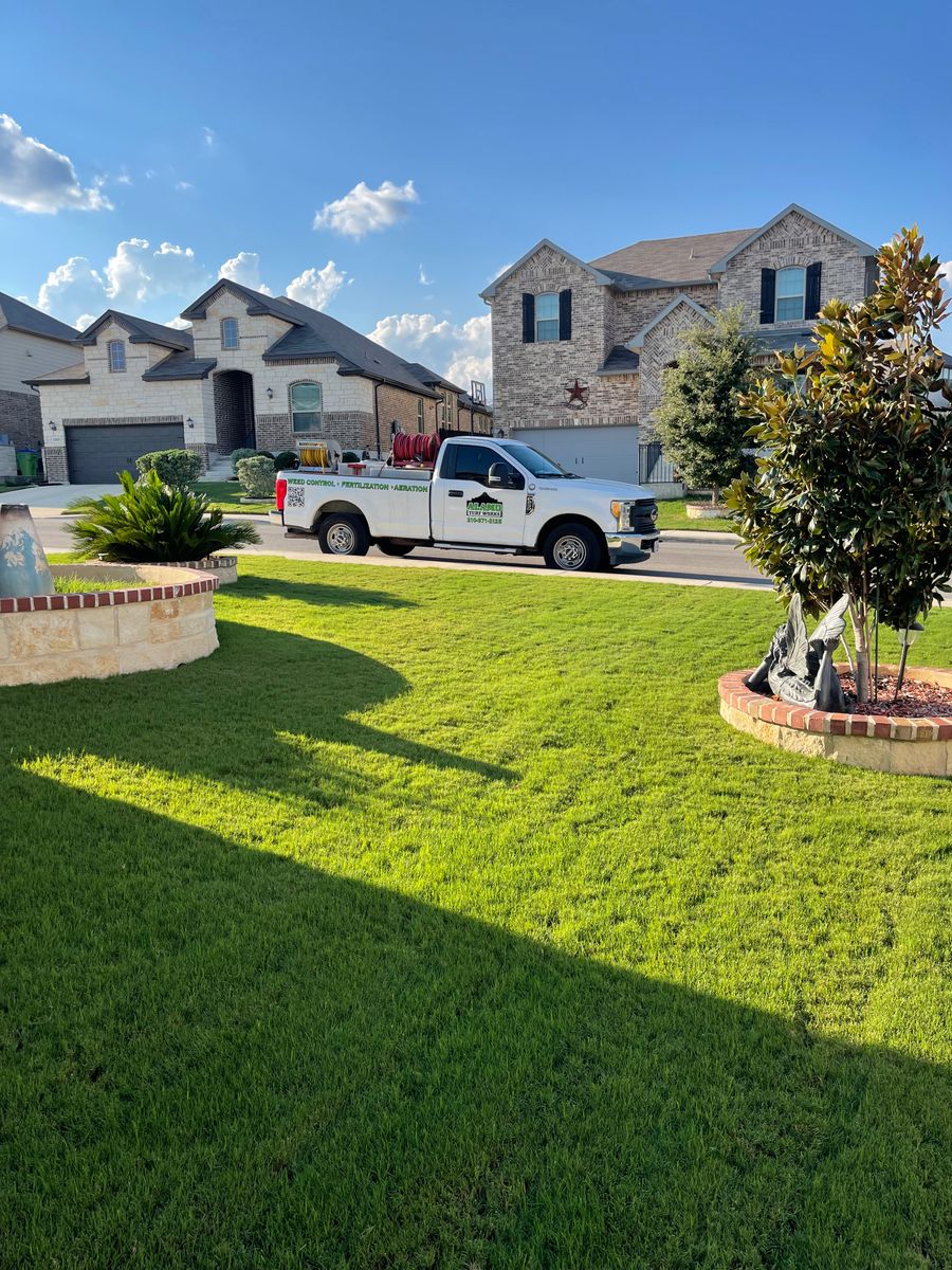 Insecticide Application for Alamo Turf Works in San Antonio, TX