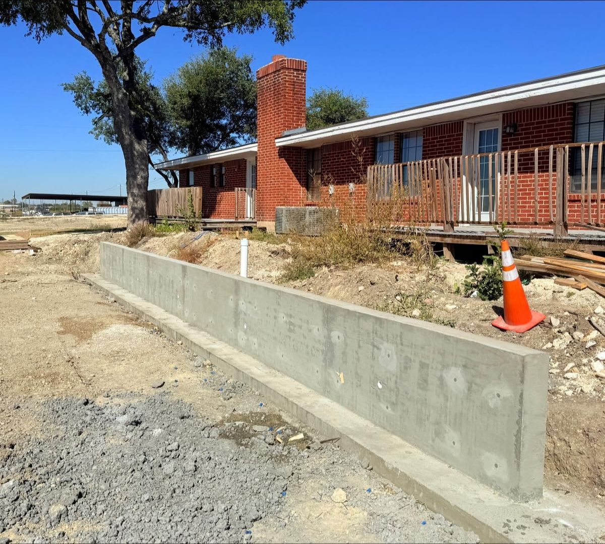 Sidewalk Installation for AJ’s Concrete in Hutto, TX