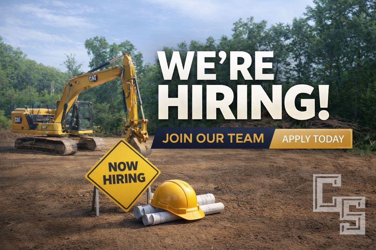 Residential & Commercial Excavation for C.A. Sherry Land Improvement, LLC. in Louisa, VA