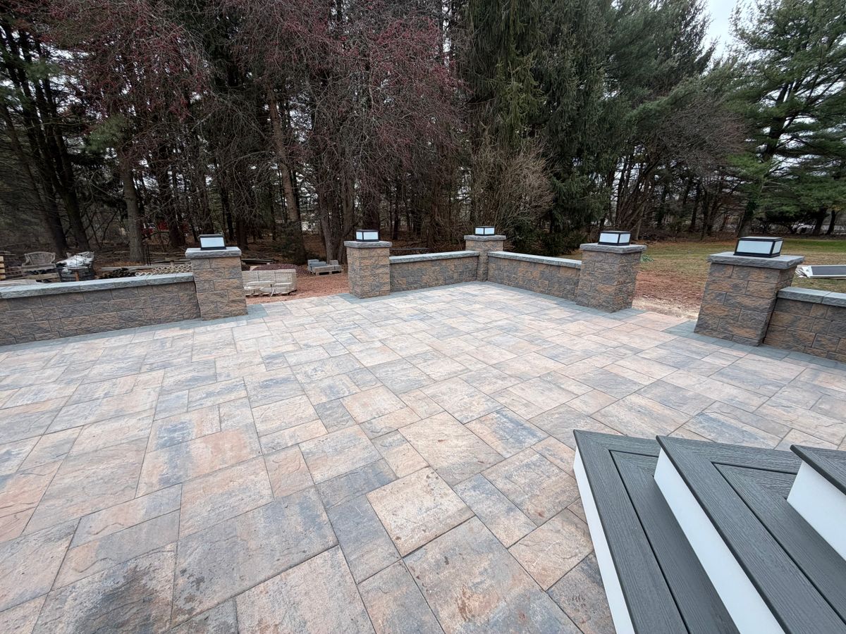 Concrete and Paver Install for Doxa Construction Inc. in Royersford, PA