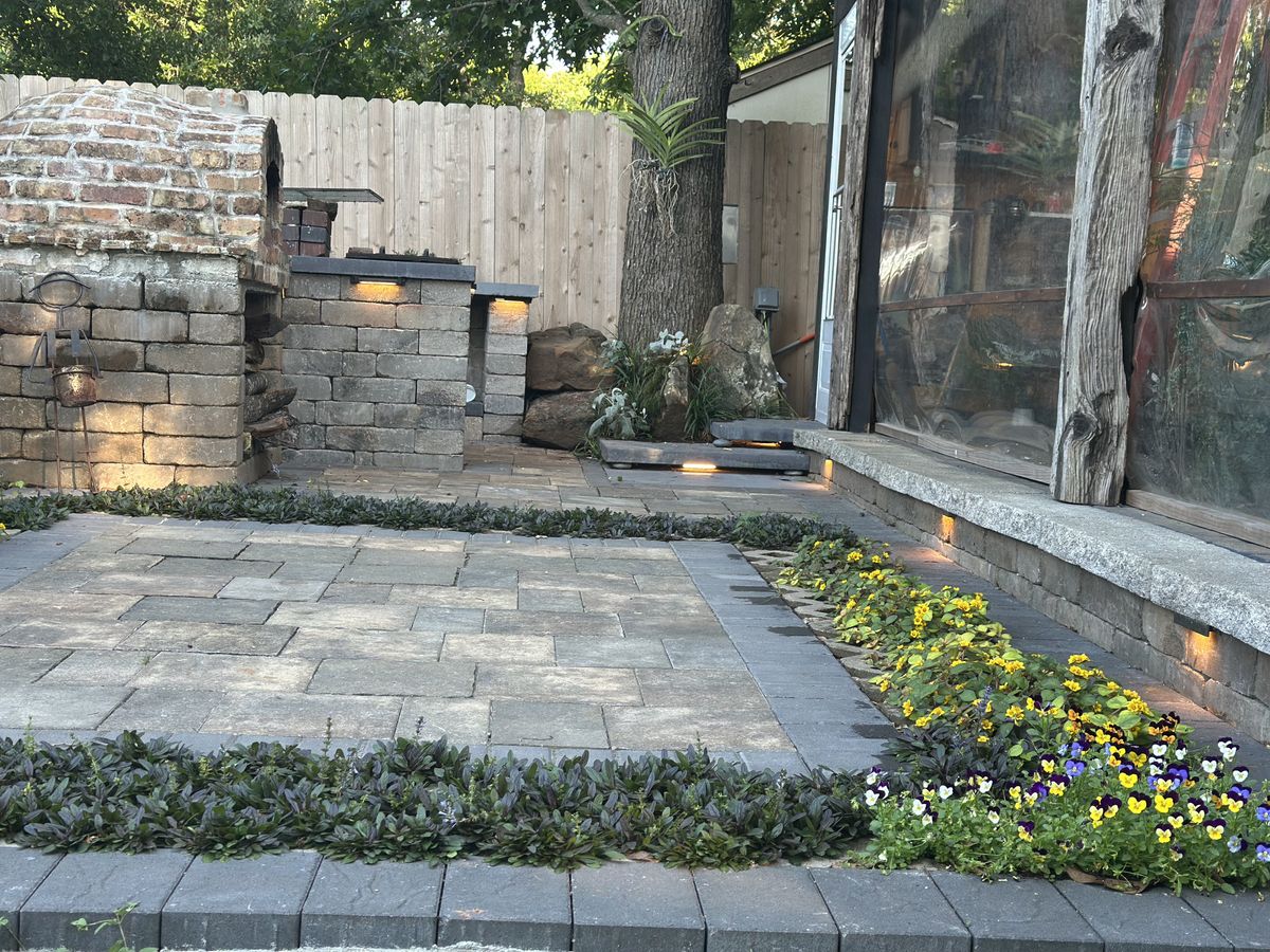 Hardscaping for Atlas Land Design in Creekside Park, TX