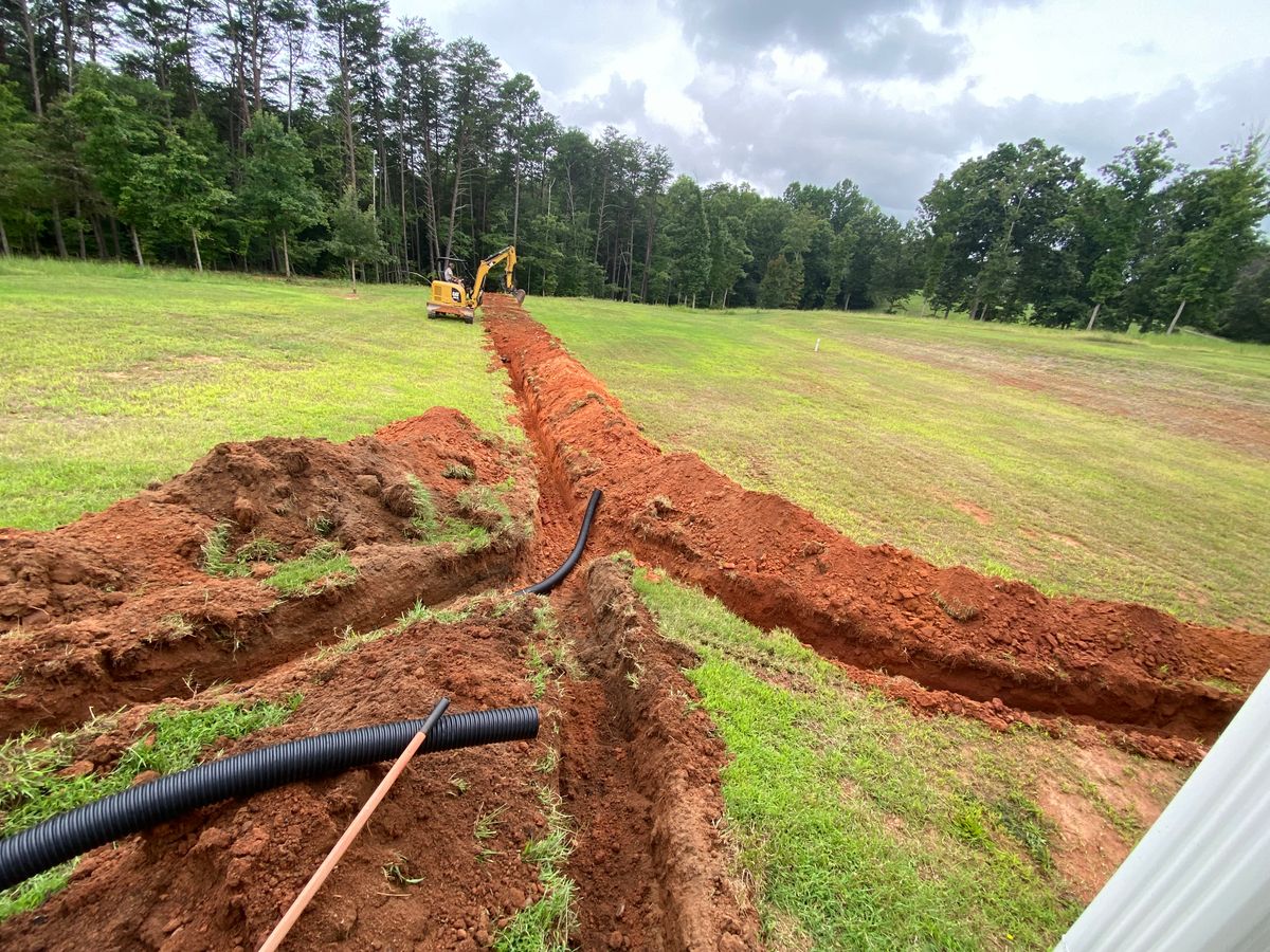 Storm Water Management for J&G LandWorx LLC in Rutherfordton, NC