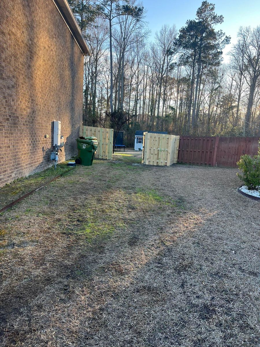 Fence Installation for JB Nealy Fence in Elgin, SC