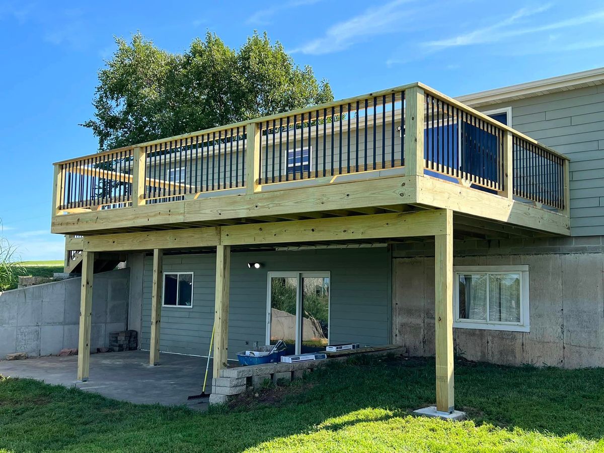 Deck Removal for Done Right Decking in Leavenworth, KS