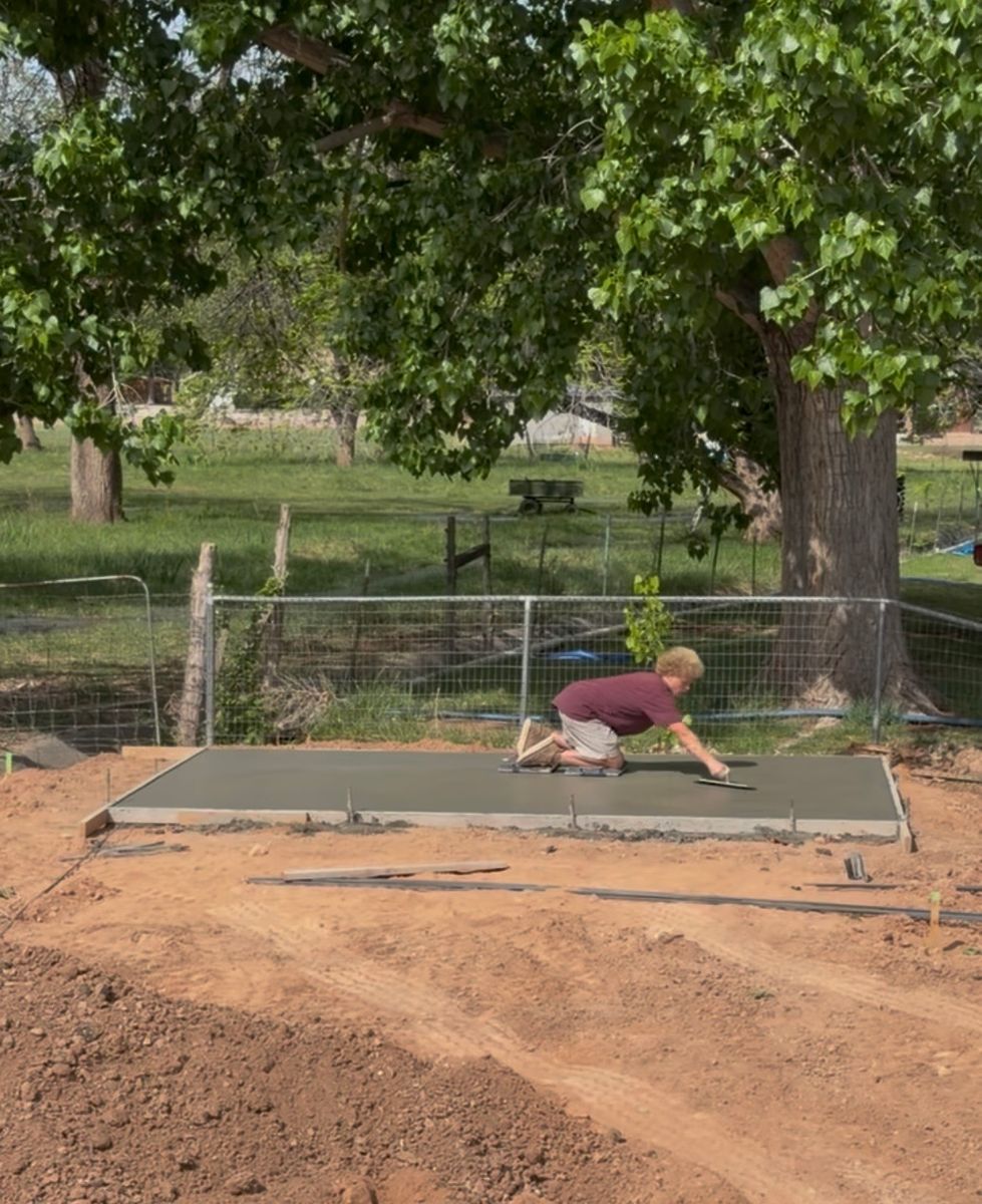 Concrete Slab Construction for Hurricane Valley Concrete LLC in Hurricane, UT