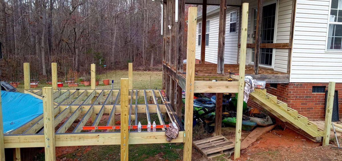 Carpentry for Iron Man Construction in Charlotte, NC