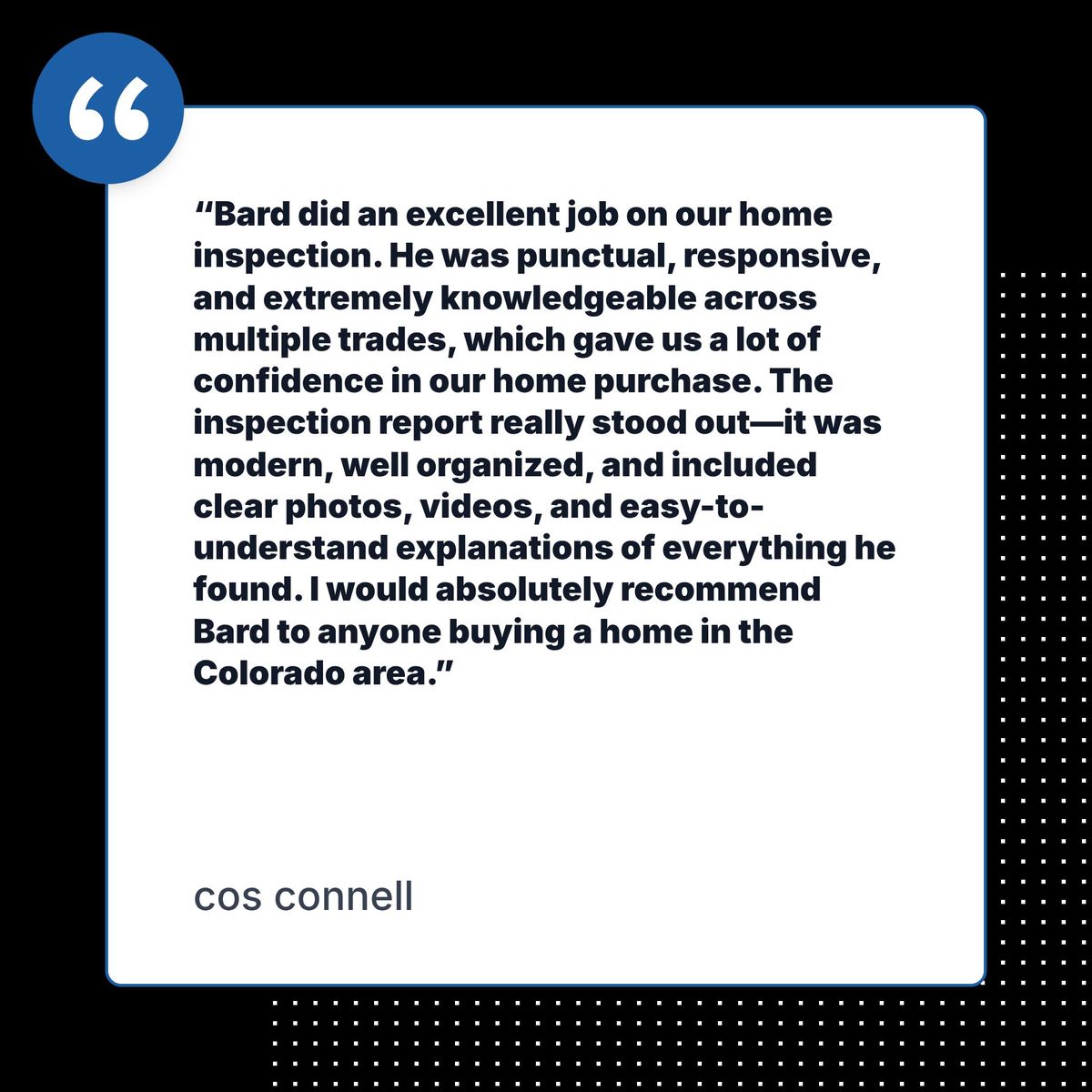 Home Inspection for Golden Peak Inspection in Golden, CO