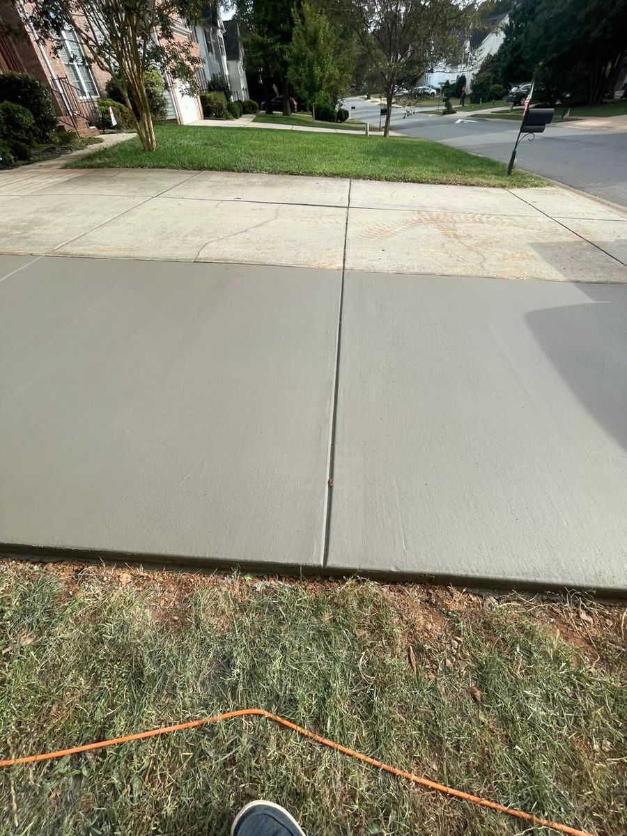 Driveway Construction for Wenkel Concrete, LLC in Sherrills Ford, NC