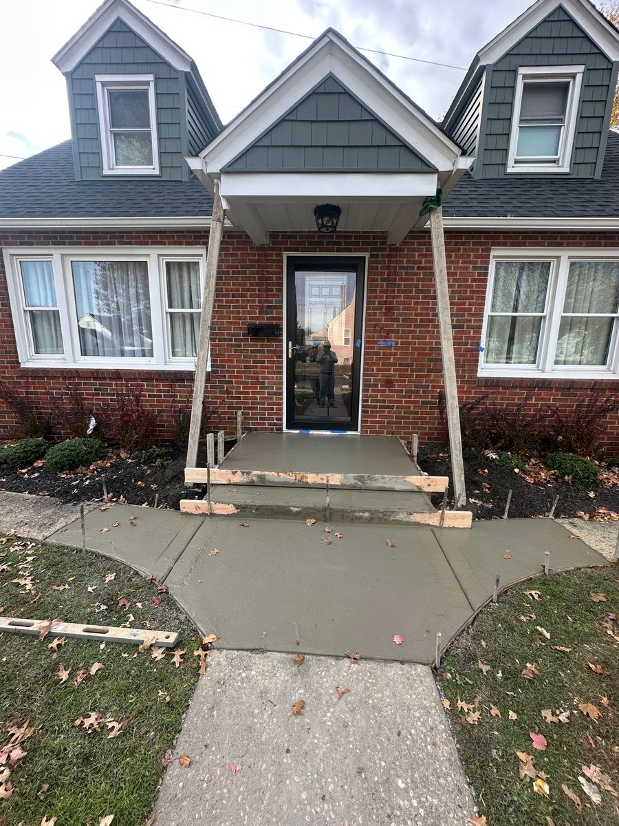 Patio Design & Installation for GV Concrete LLC in Cherry Hill Township, NJ