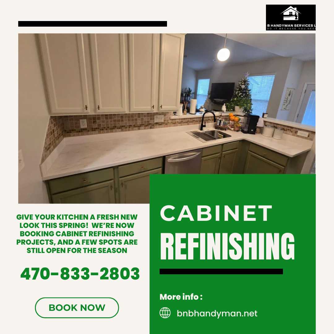 Kitchen and Cabinet Refinishing for B & B Handyman Services LLC  in Marietta, GA