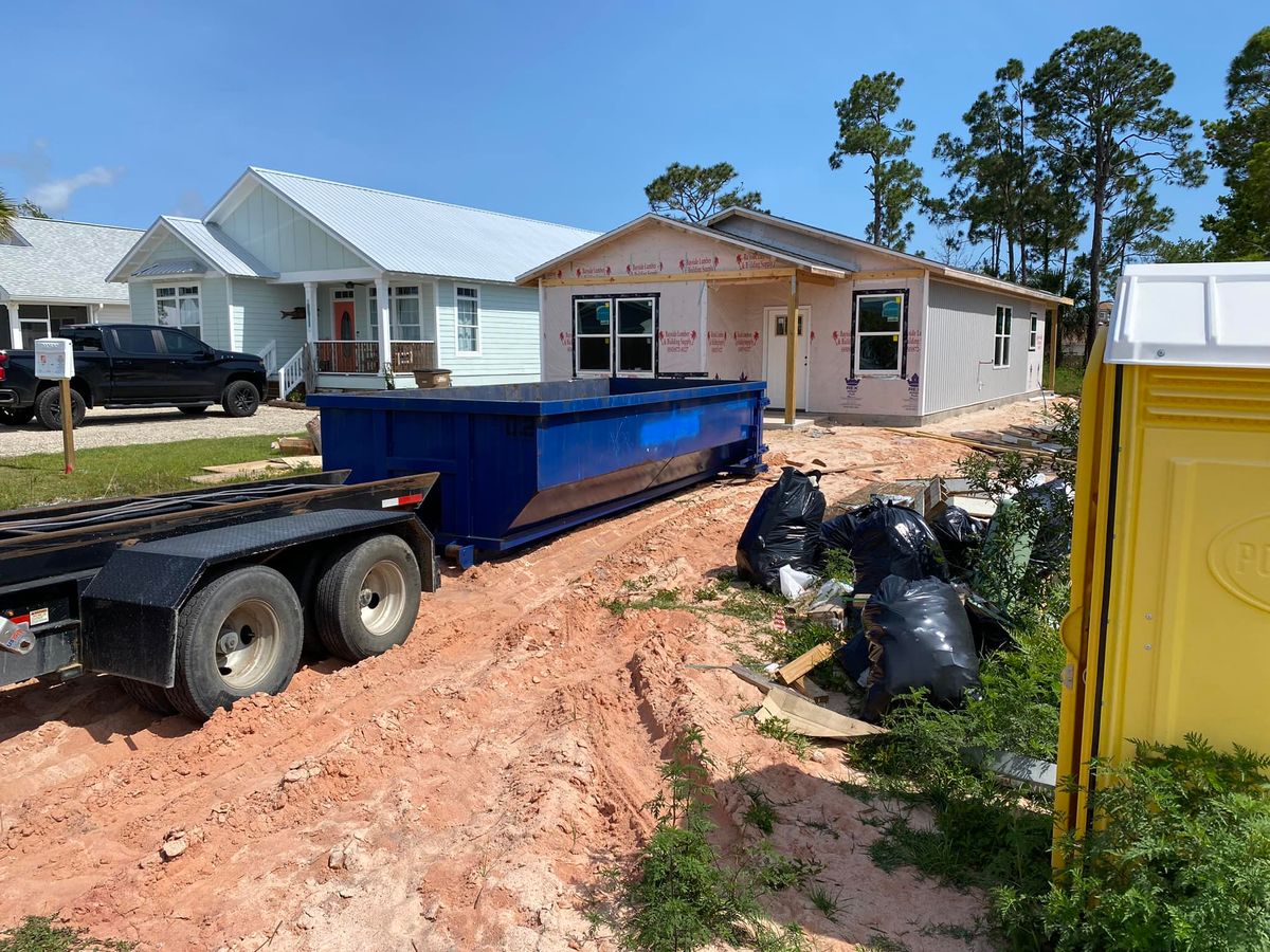 30 YD Dumpster Rental for DiLeva Dump and Demo in Panama City, FL