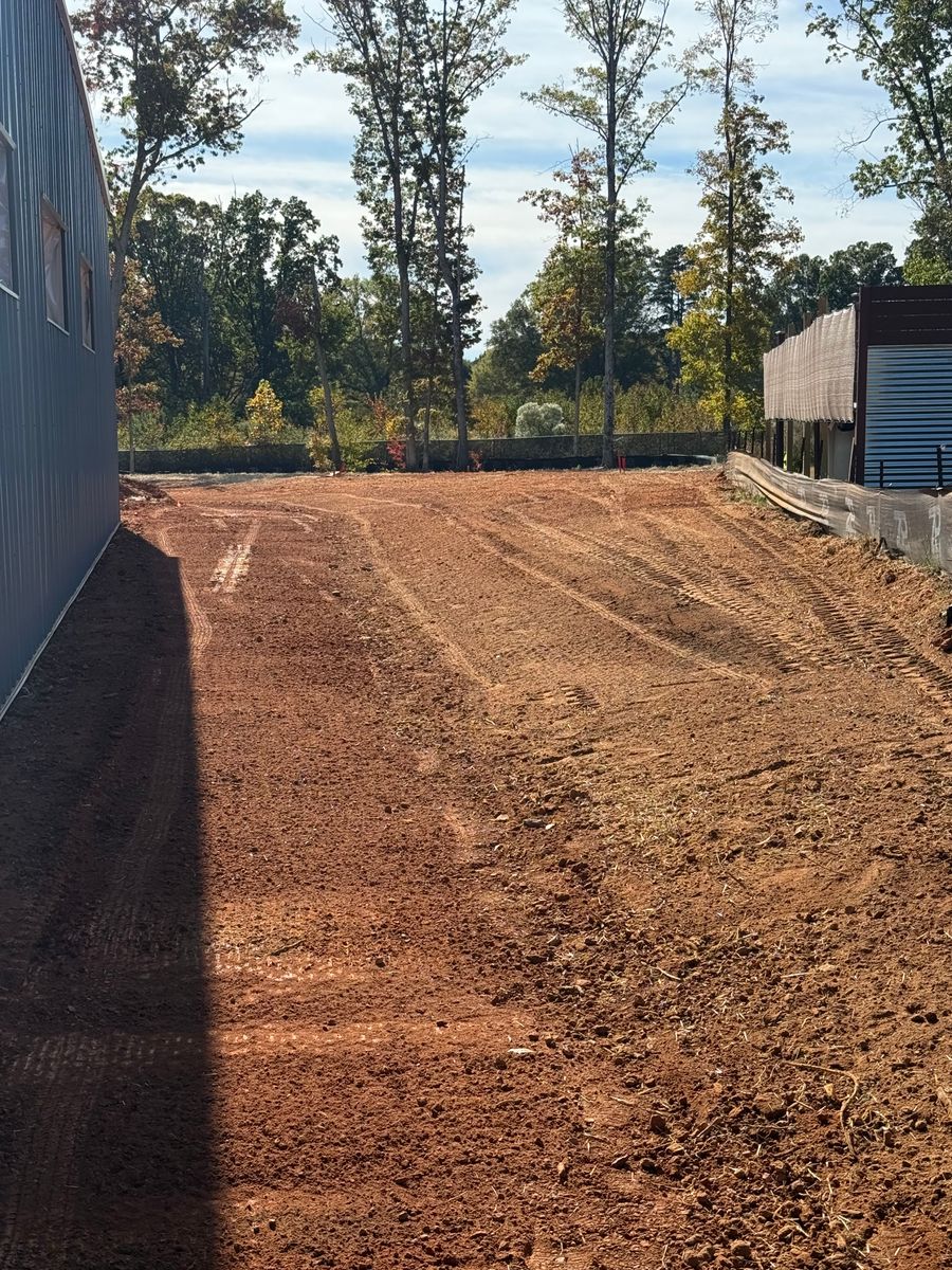 Site Preparation for CST Dirt Solutions in Rowan, NC