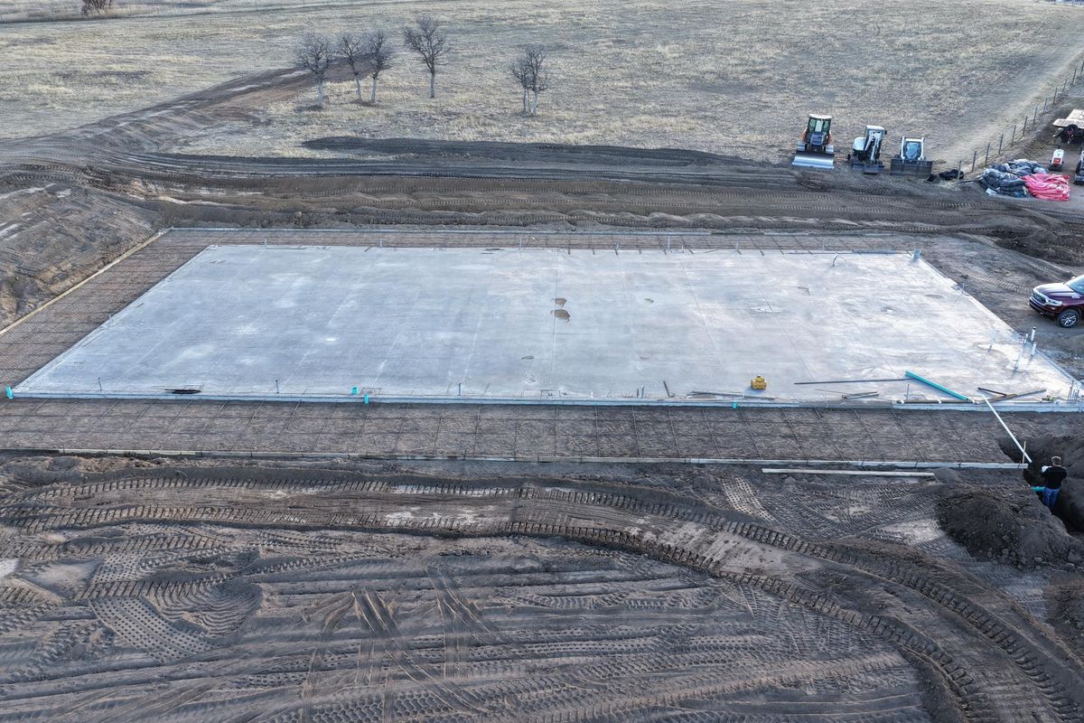 Stamped Concrete Installation for Dittus Construction in Loveland, CO