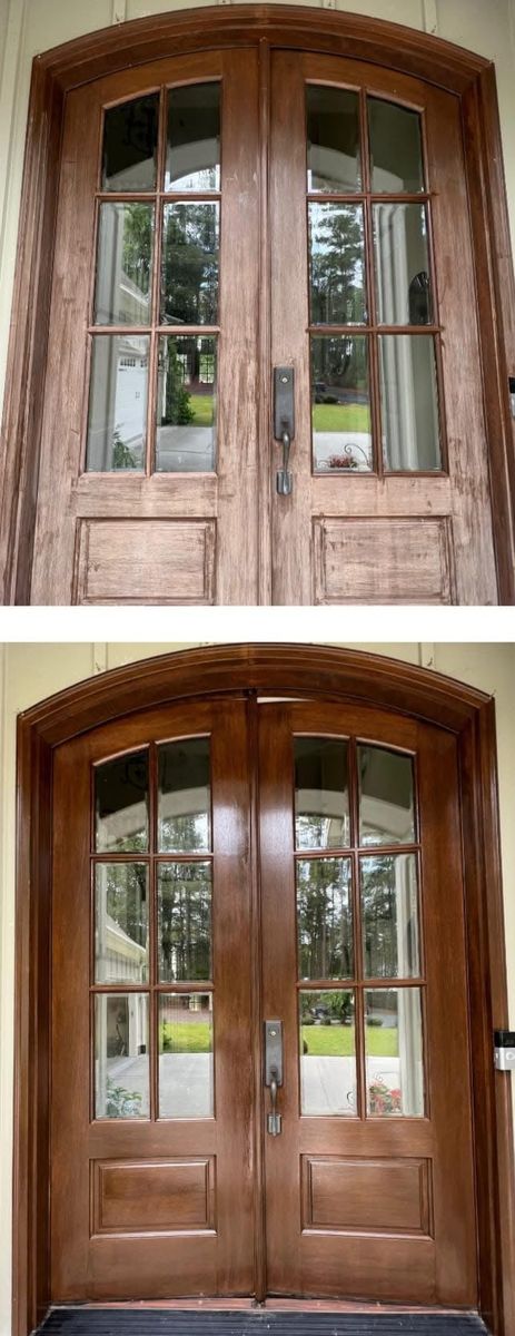 Staining deck-docks-ceilings-doors for MF Painting in Roanoke Rapids, NC