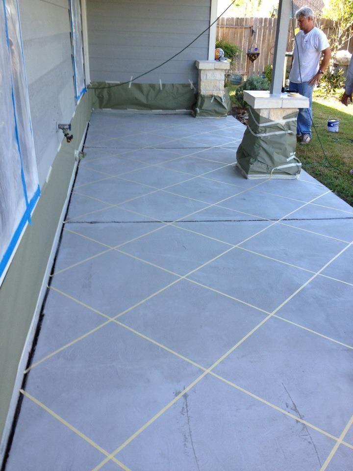 Concrete Resurfacing for Texas Curb N Borders in Houston, TX