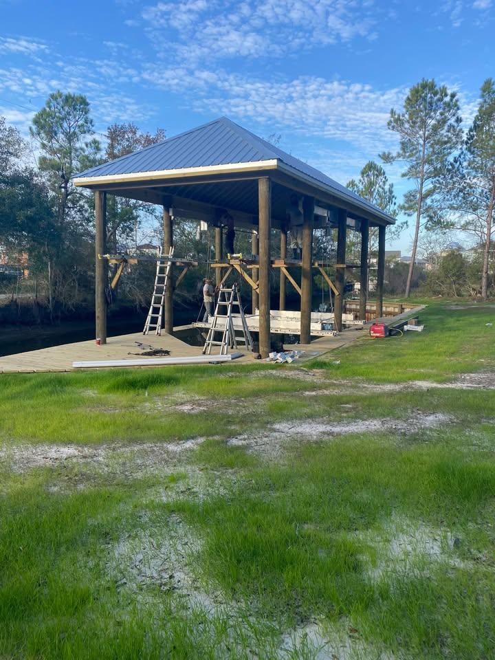 New Dock Construction for Coastal Marine Construction in Bay St. Louis, MS