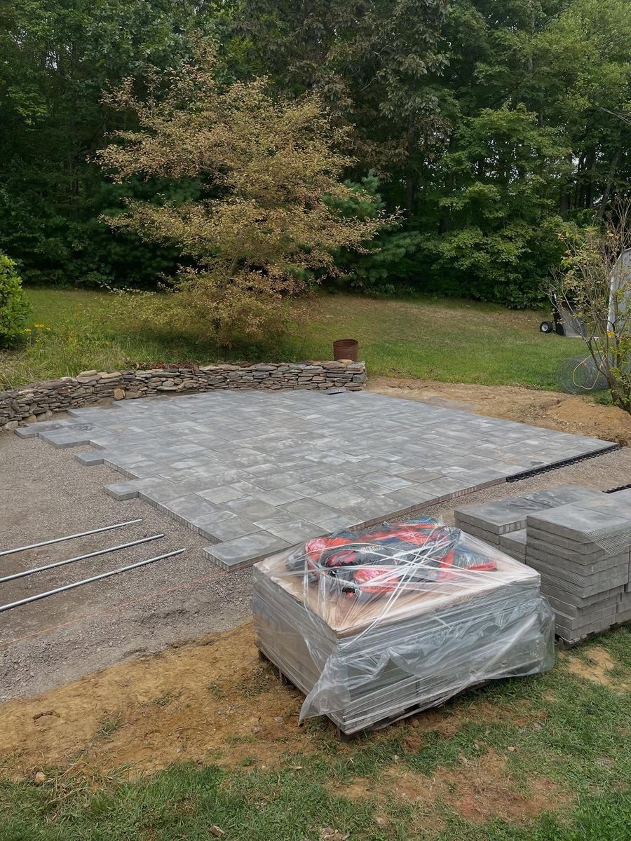 Hardscaping for Triple C’s Excavation in Ashford, CT