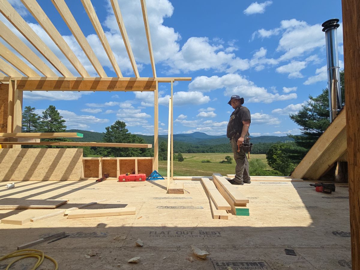 Carpentry for AA Family Construction in Lebanon, NH