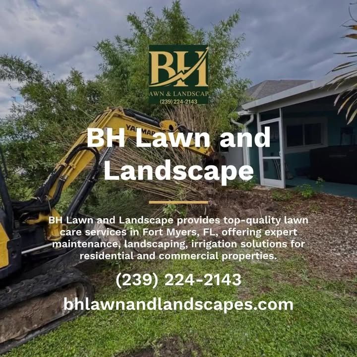 Landscape Design and Construction for BH Lawn and Landscape in Fort Myers, FL