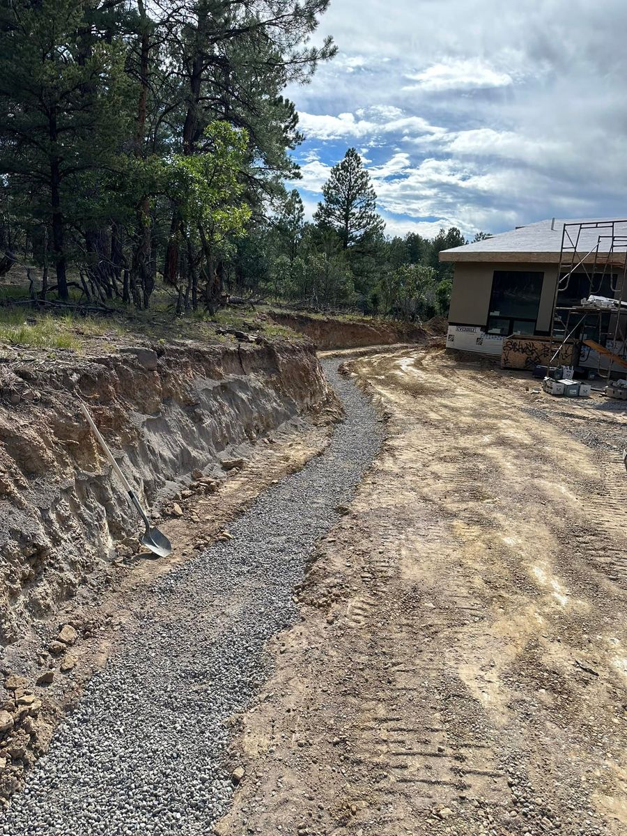 Site Preparation for West Creek Excavation in Montrose, CO