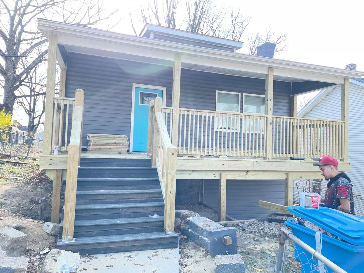 Deck Construction for P Martinez Painting in Salem, VA