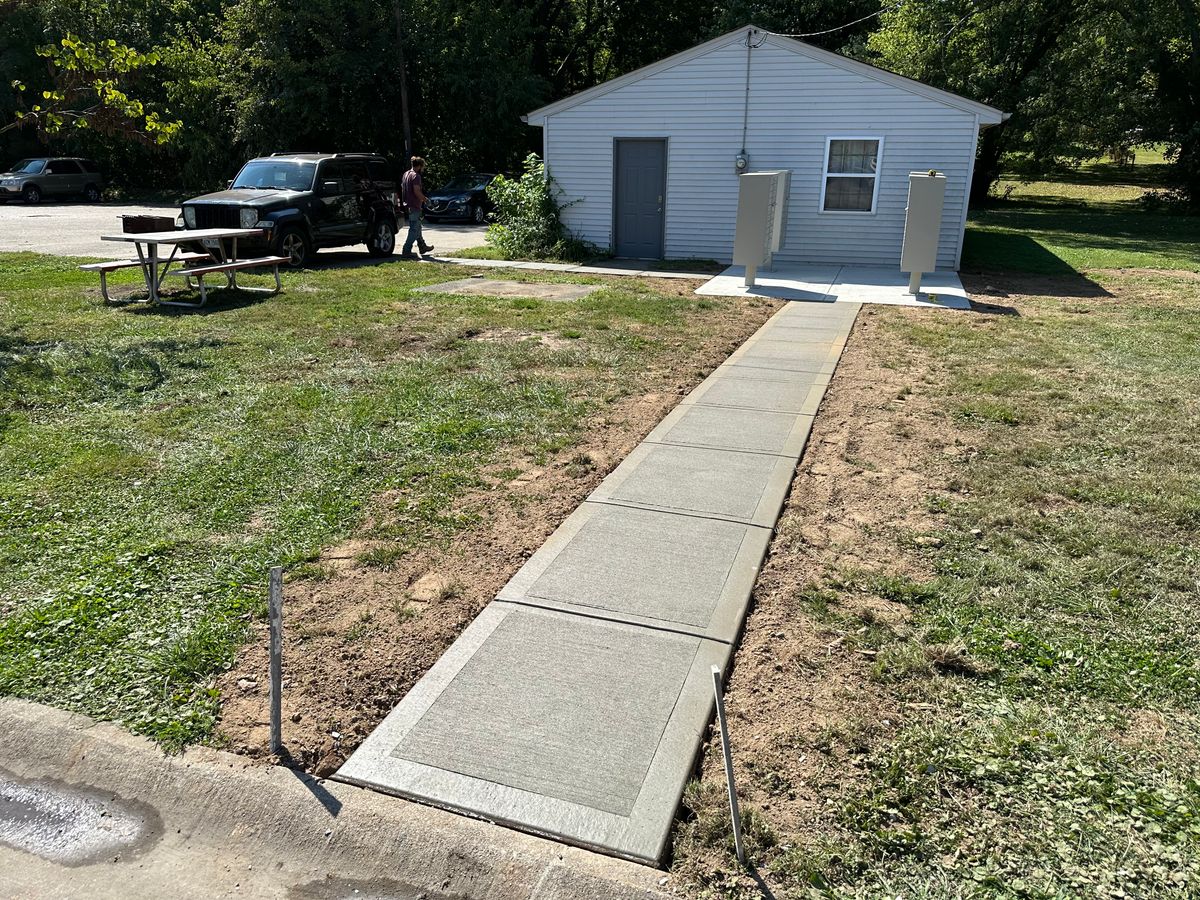 Sidewalk Installation for Tanenbaum Services & Concrete in Florence, KY