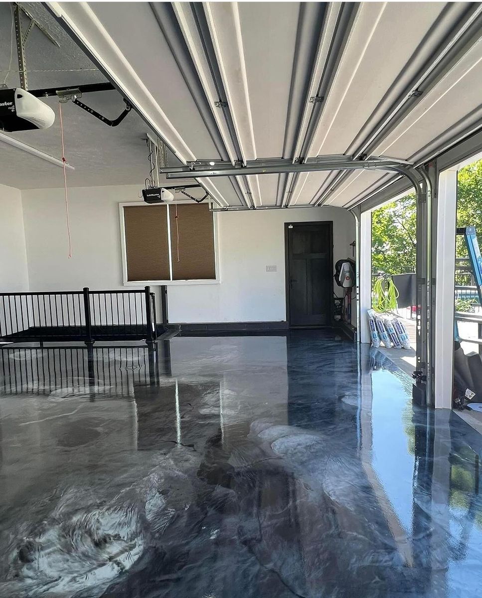 Epoxy Floor Coatings for Texas Curb N Borders in Houston, TX