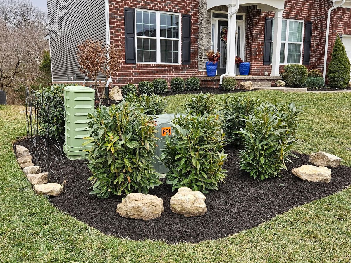 Landscape Installation for All Seasons Property Maintenance in Louisville, KY