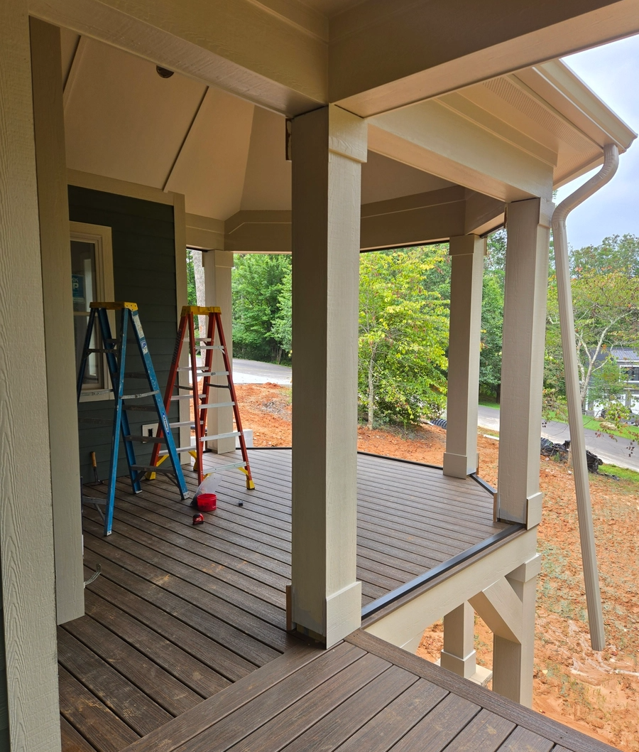 Clean ups and invasive plant management for C4 TrueVision Renovations in Asheville, NC