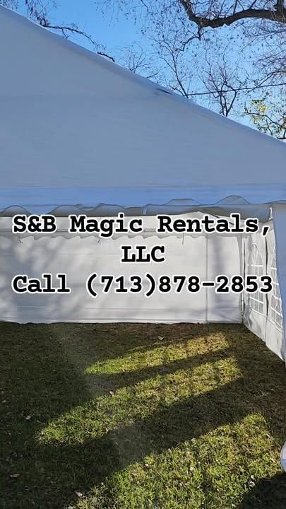 High Peak Commercal Tent Rentals for S&B Magic Rentals, LLC in Houston, TX