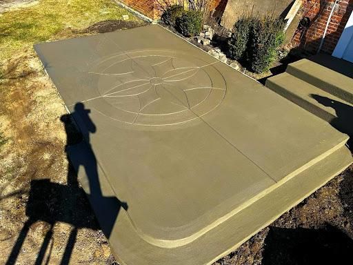 Stamped Concrete Installation for 4 Seasons Concrete Inc. in Gardena, CA