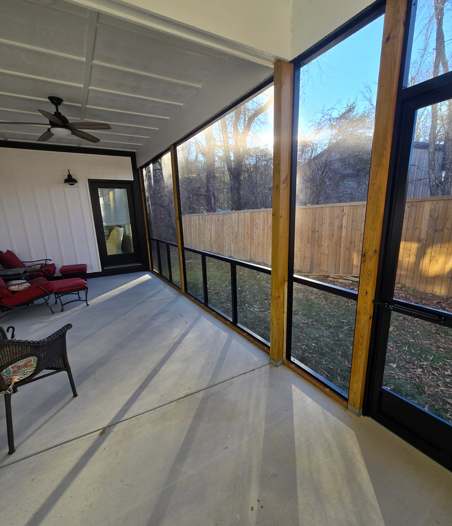 Screen Rooms for C4 TrueVision Renovations in Asheville, NC